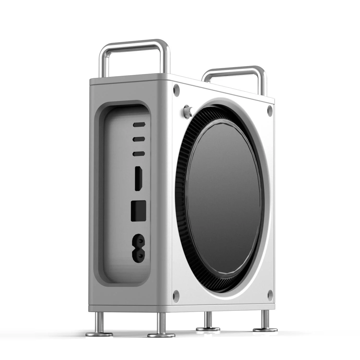 ZEERA MacForge Gen1: CNC Aluminum Cooling Case for Mac Mini M4 & M4 Pro with Mac Pro Enclosure Design - Image 3