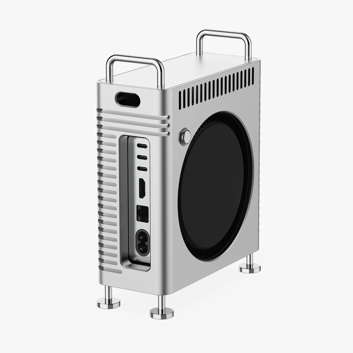 ZEERA MacForge Gen2: CNC Aluminum Stand Mac Pro Case for Mac Mini M4 Pro - Image 3