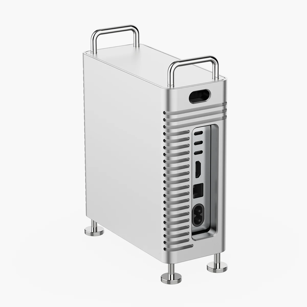 ZEERA MacForge Gen2: CNC Aluminum Stand Mac Pro Case for Mac Mini M4 Pro - Image 4