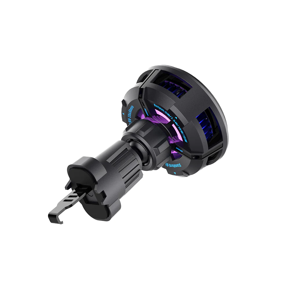 ZEERA SuVolt Gen4 Active Cooling Qi2 Car Mount Charger with MagSafe supports 15W Fast Wireless Charging - Image 3