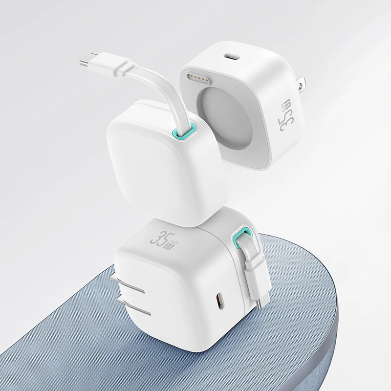 ZEERA x THEVOXN 5-in-1 Dual MagSafe Charger Stand for iPhone 16 Pro Max & AirPods & Apple Watch - Image 9